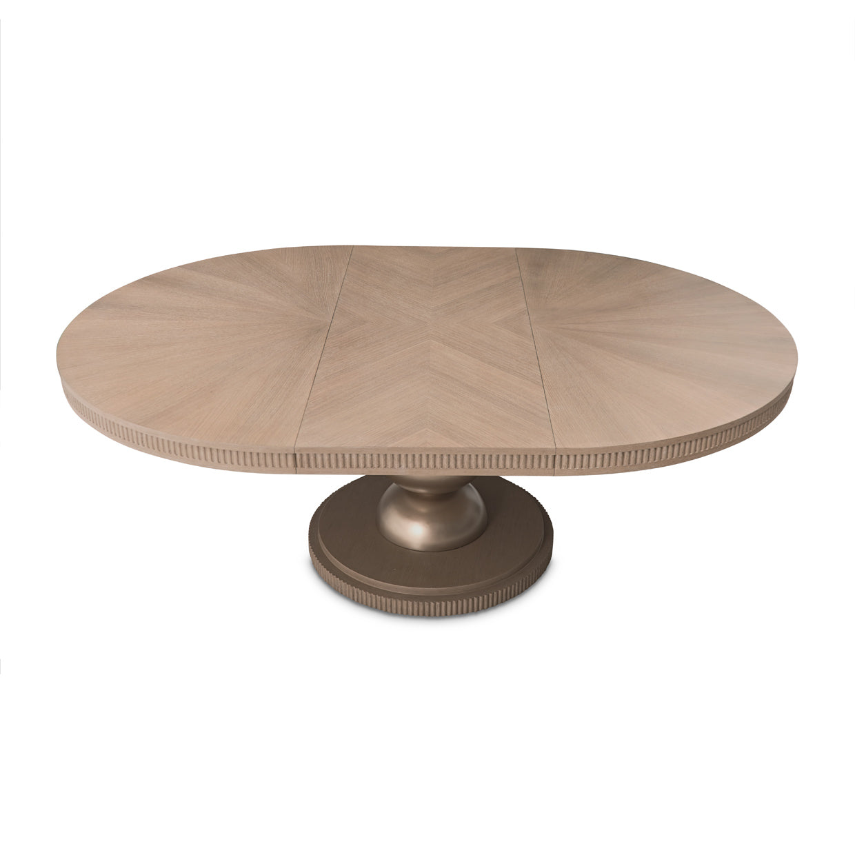 WEST KENG.CARAMEL OVAL TABLE