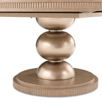 WEST KENG.CARAMEL OVAL TABLE