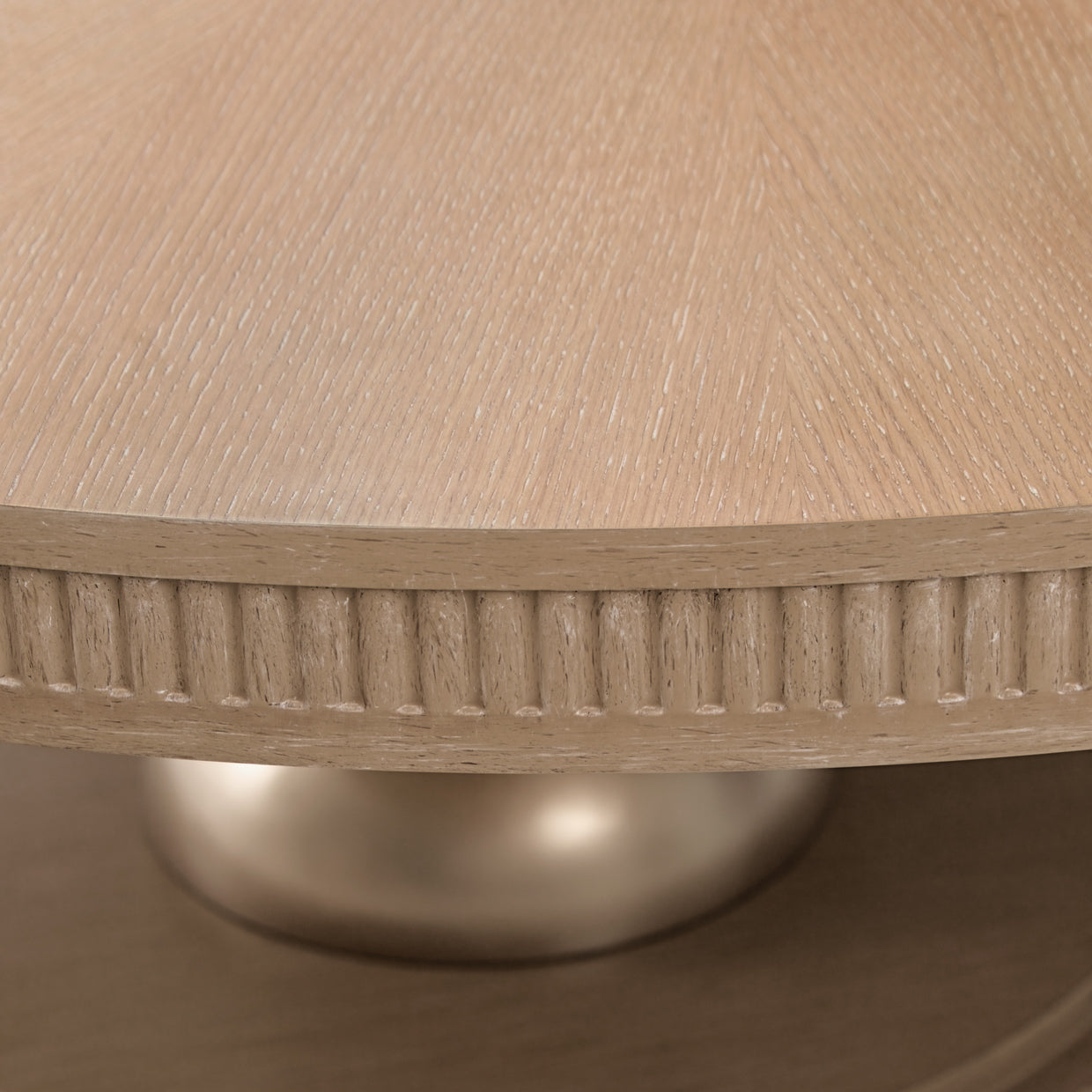 WEST KENG.CARAMEL OVAL TABLE