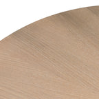 WEST KENG.CARAMEL OVAL TABLE