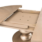 WEST KENG.CARAMEL OVAL TABLE