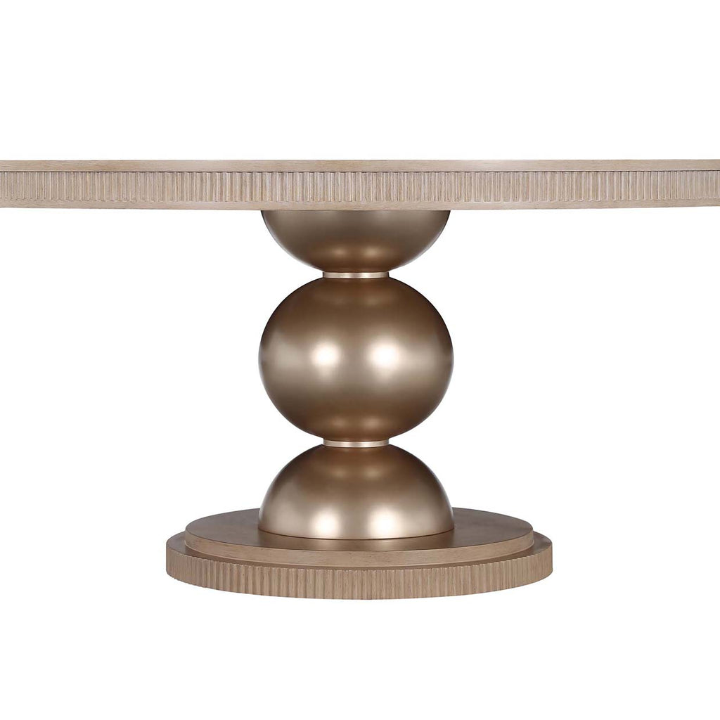 WEST KENG.CARAMEL ROUND TABLE