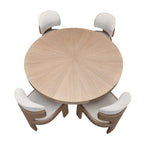 WEST KENG.CARAMEL ROUND TABLE
