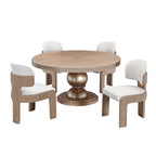 WEST KENG.CARAMEL ROUND TABLE
