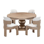 WEST KENG.CARAMEL ROUND TABLE