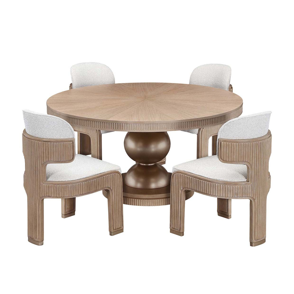 WEST KENG.CARAMEL ROUND TABLE