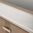 WEST KENGSINGTON CARAMEL DRESSER MIRROR