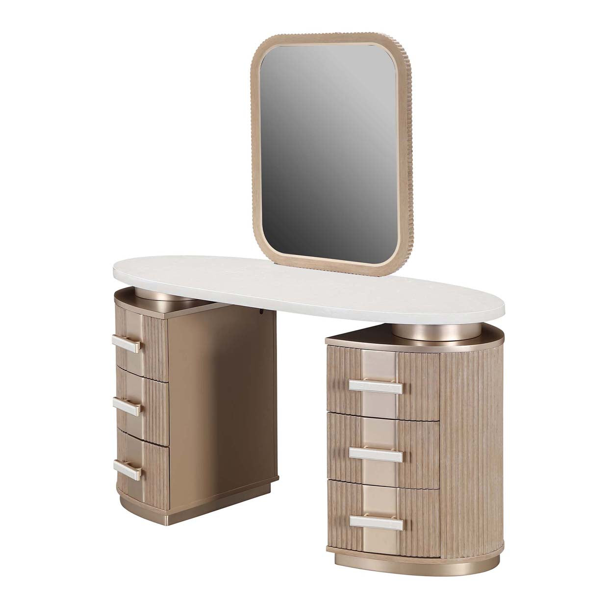 WEST KENGSINGTON CARAMEL VANITY MIRROR