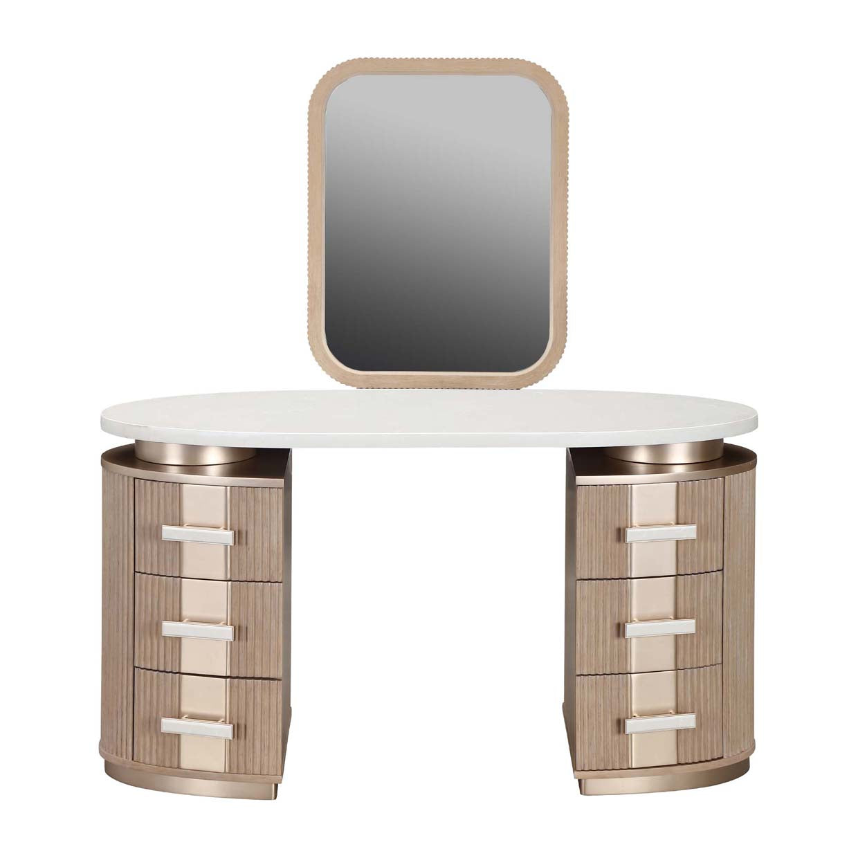 WEST KENGSINGTON CARAMEL VANITY MIRROR
