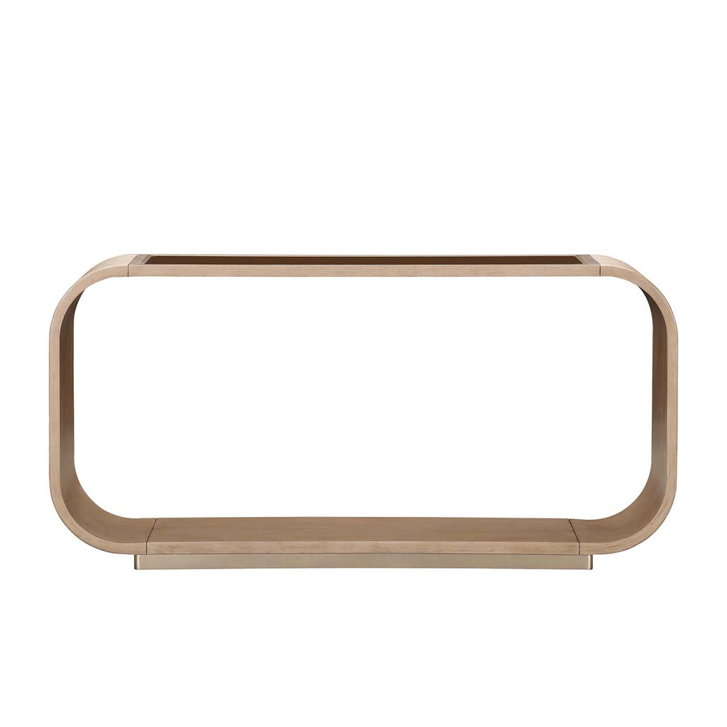 WEST KENGSINGTON CARAMEL CONSOLE TABLE