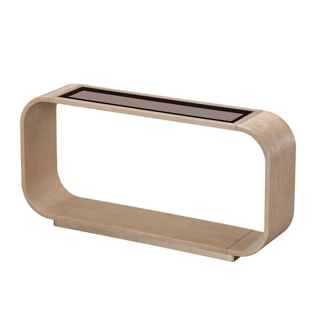 WEST KENGSINGTON CARAMEL CONSOLE TABLE