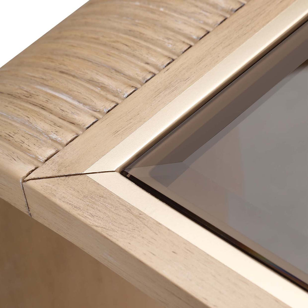 WEST KENGSINGTON CARAMEL CONSOLE TABLE