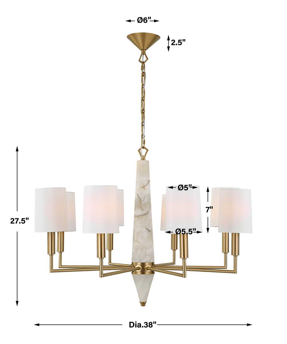 Gathering, 8 Lt Chandelier