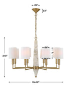 Gathering, 8 Lt Chandelier
