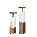 EBENA CANDLEHOLDERS, S/2