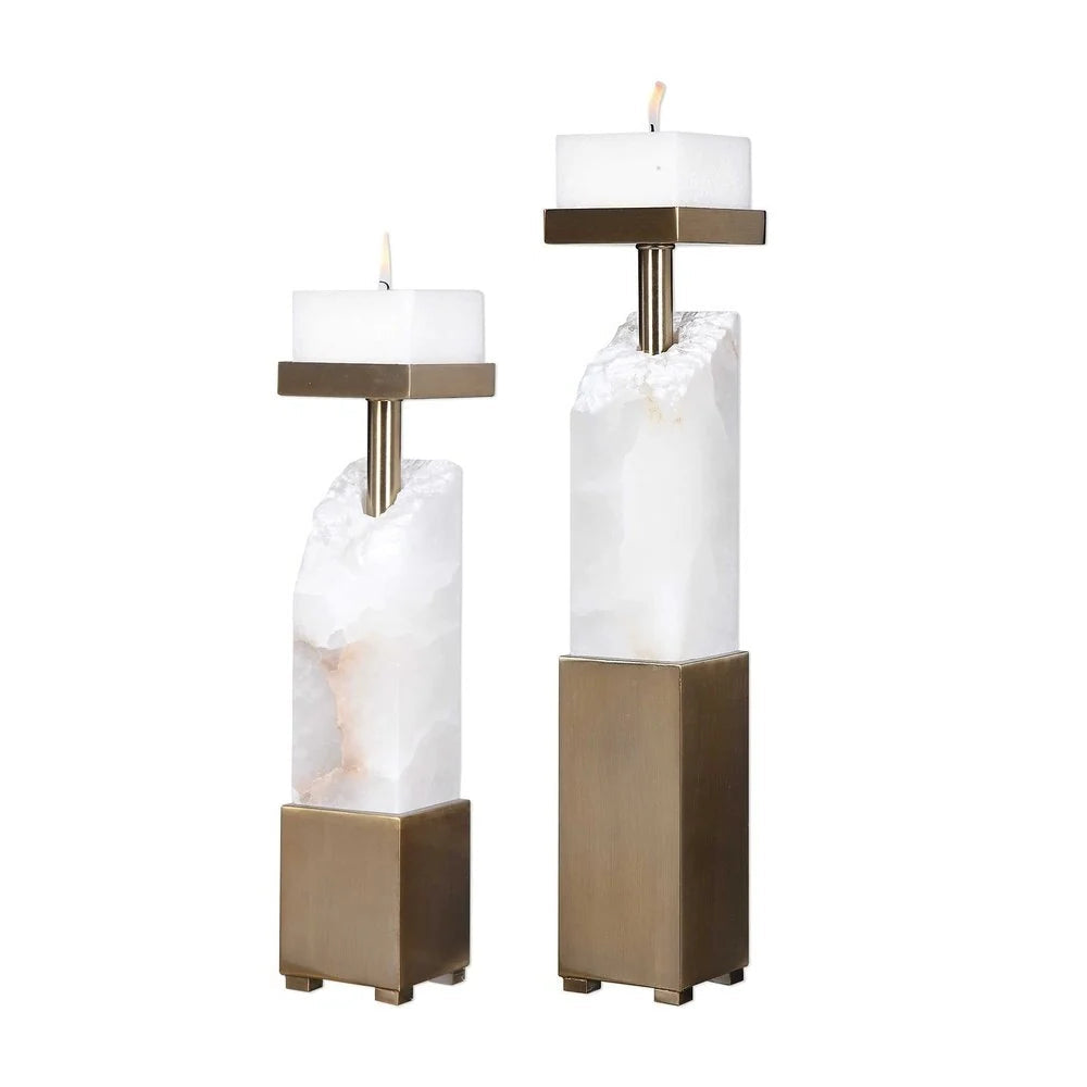 EBENA CANDLEHOLDERS, S/2